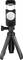 A compact, black tripod with adjustable mobile phone holder. It is suitable for stable positioning of a mobile phone.