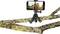A smartphone is attached to a branch with a flexible tripod. On the screen, a photo of two people in a natural setting can be seen.