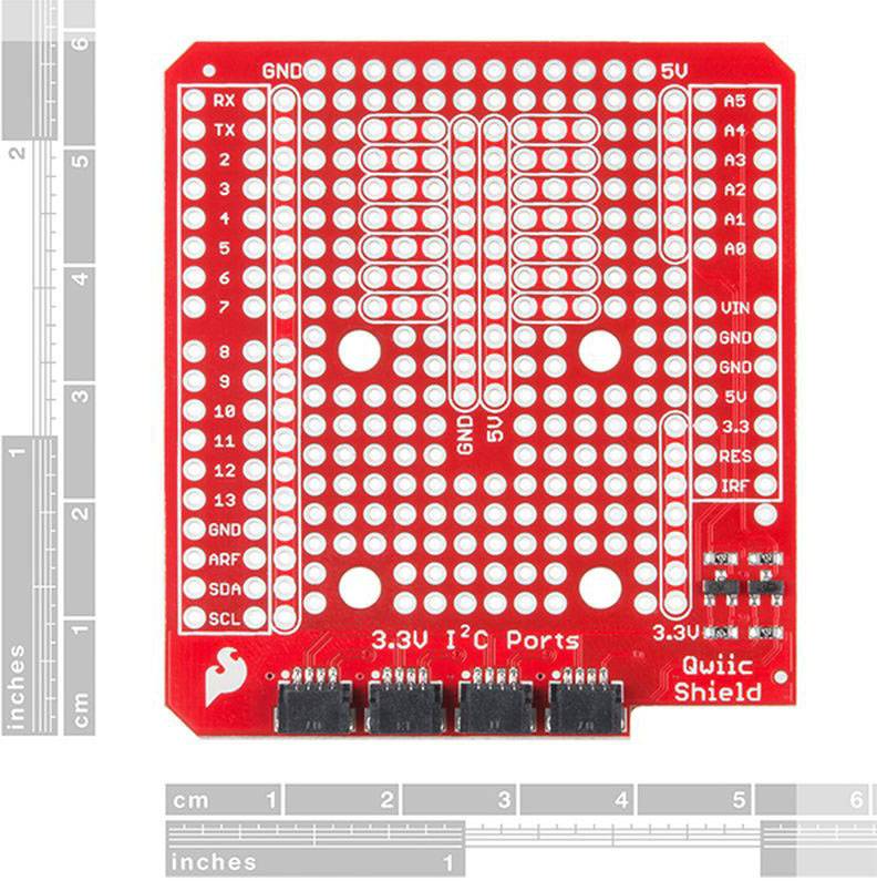 Sparkfun DEV-14352 Shield 1 pc(s) Compatible with (development kits): Arduino-4