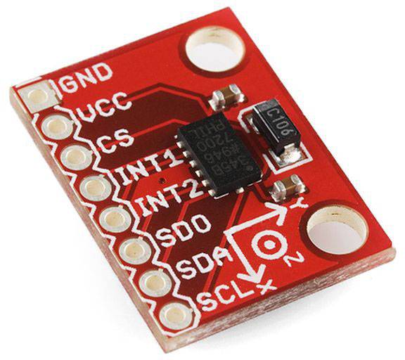 Acceleration sensor. Adxl345 Размеры.