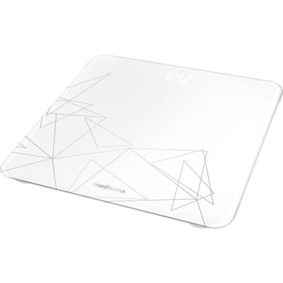Medisana PS 437 Silver Lining Digital bathroom scales 40522 Weight range=180 kg White-0