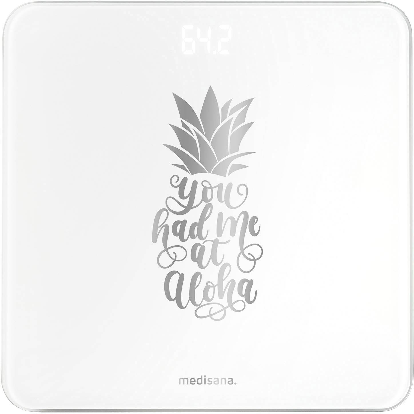 Medisana PS 439 Pineapple Digital bathroom scales Weight range=180 kg White-2