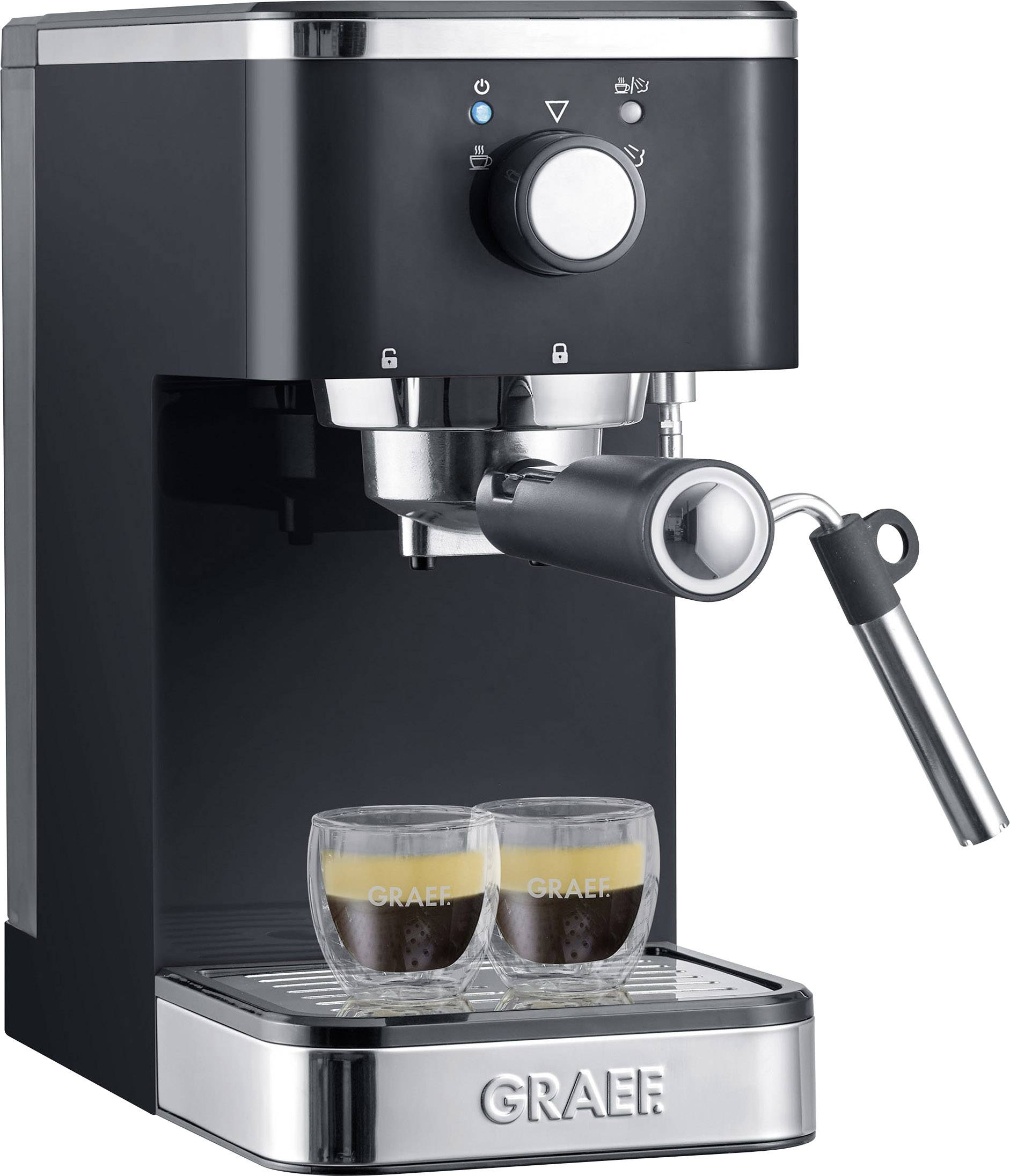 Graef Salita Espresso machine with sump filter holder Black 1400 W