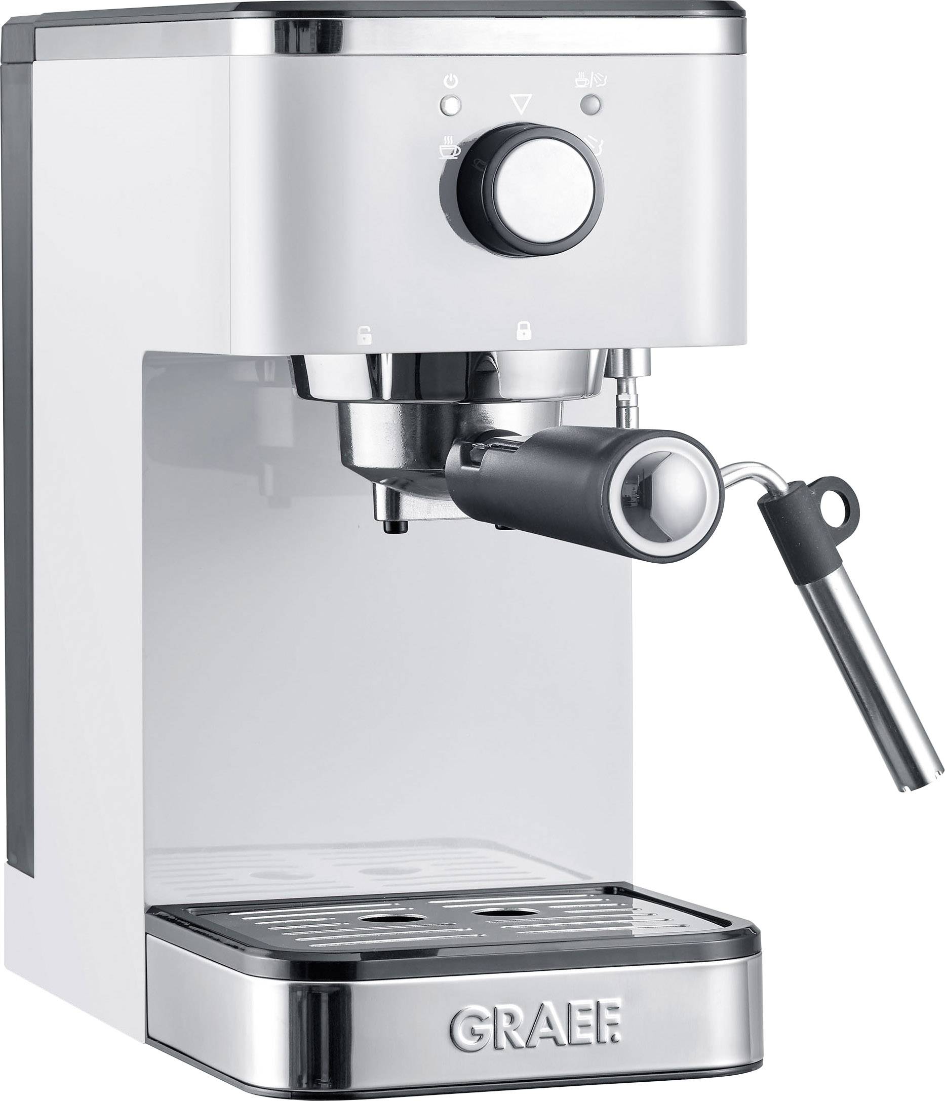 Graef Salita Espresso machine with sump filter holder White 1400 W-1