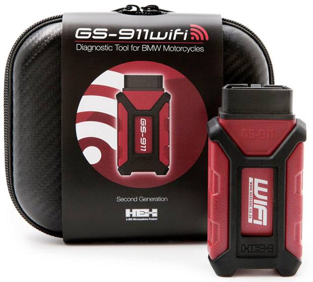 HEX GS-911 WiFi Hobby Motorcycle OBD2 diagnostics tool 80214 Compatible with: BMW (Motorrad) 10 vehicles