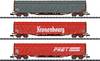 MiniTrix 15115 N Sliding tarpaulin wagon set Rils of SNCF