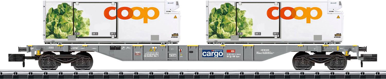 MiniTrix 15470 N Container carrying wagon "coop®" of SBB Cargo-0