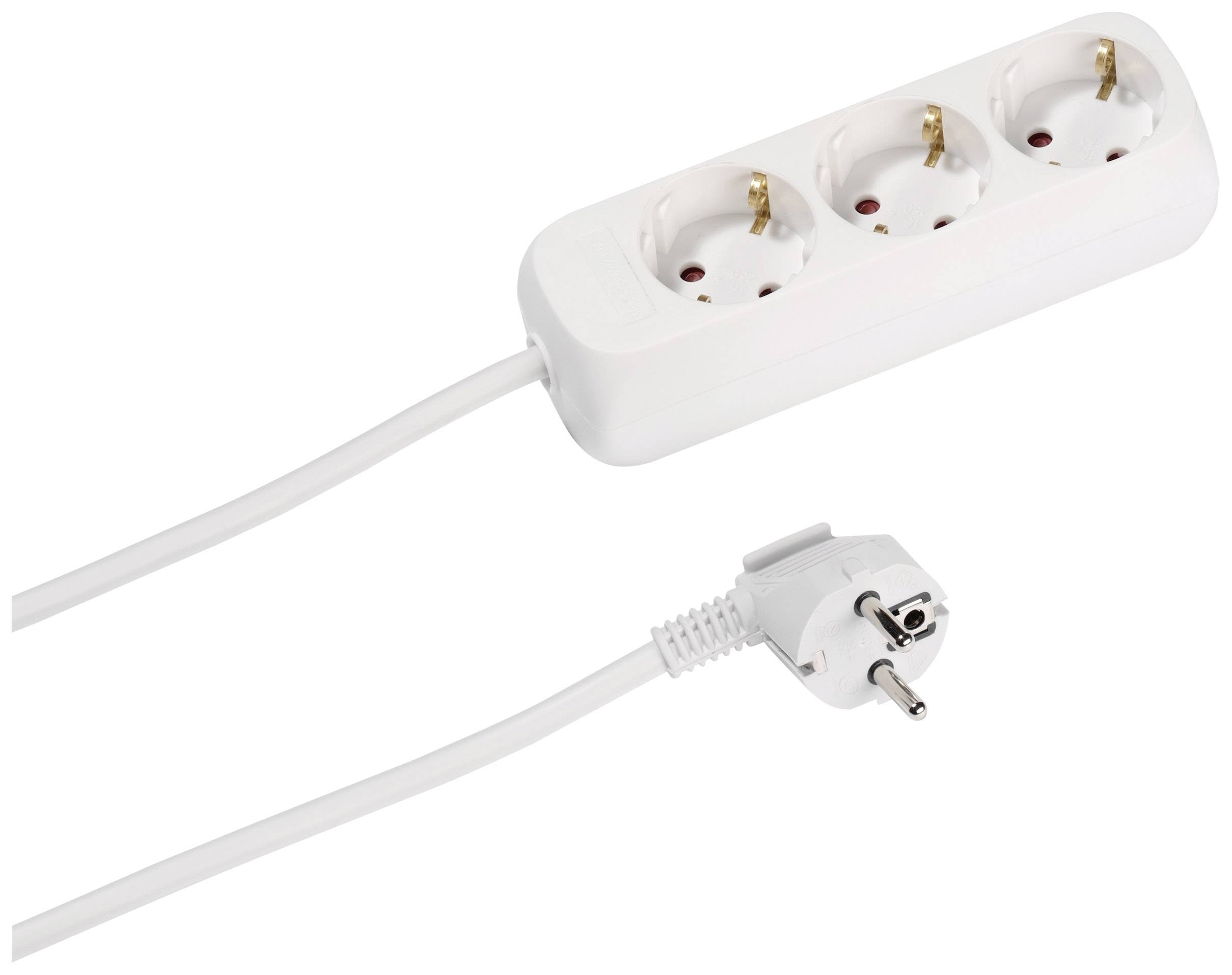 Image of Vivanco 61152 Power strip 3x White PG connector 1 pc(s)