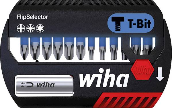 Wiha  41824 Bit set 13-piece Phillips, TORX Plus