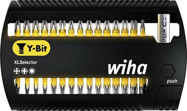 Wiha  41832 Bit set 31-piece Phillips, Pozidriv, TORX Plus