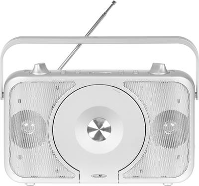 Reflexion Radio CD player FM AUX, CD Tangible keypad Silver 