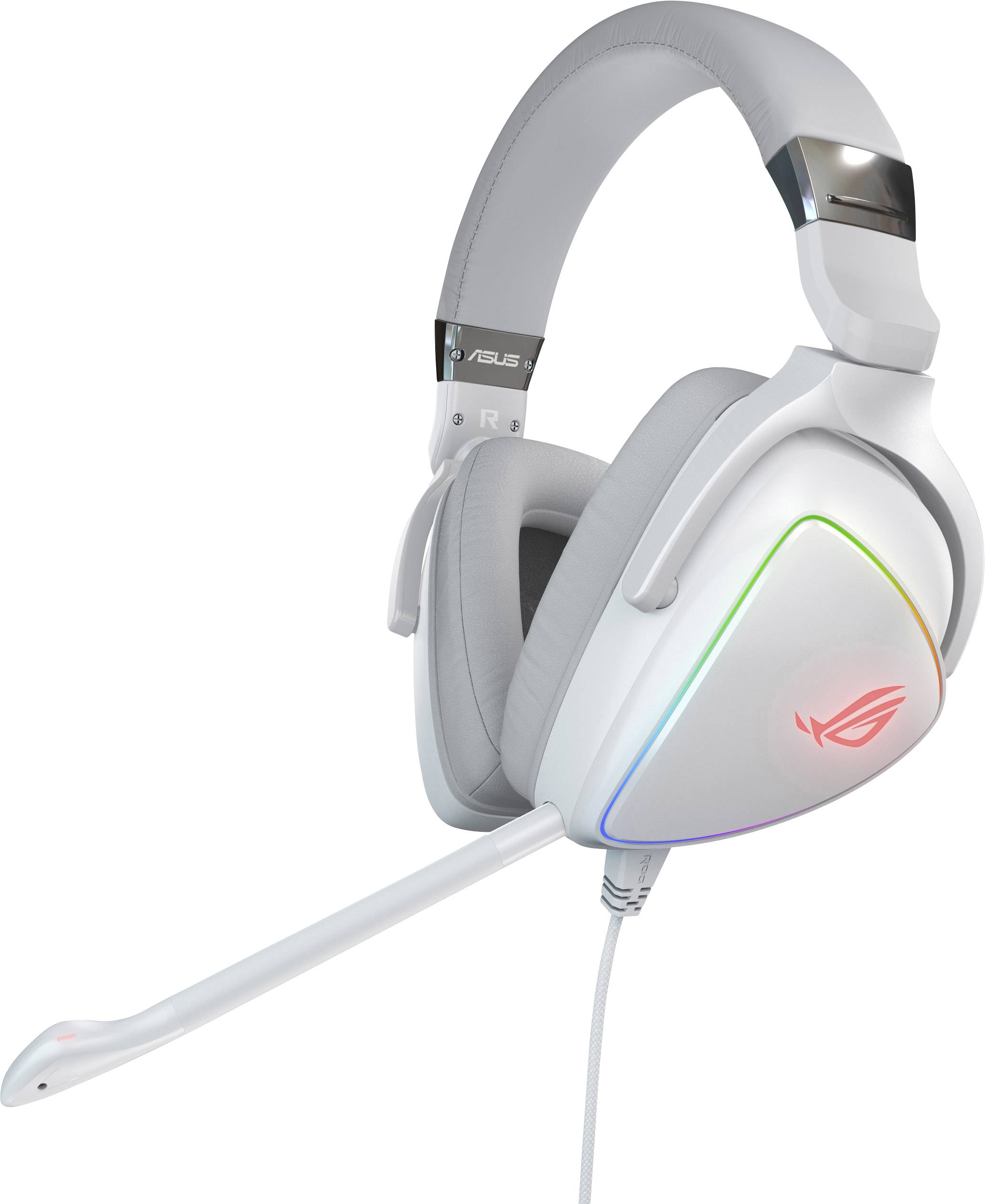 Asus ROG Delta Gaming headset USB, USB-C Corded Over-the-ear White