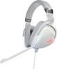 Asus ROG Delta Over-ear headset Corded (1075100) Stereo White Microphone noise cancelling Volume control, Microphone mute Gaming