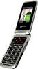 Geemarc CL8500 Big button flip top mobile phone Panic button, Charging station Anthracite, Silver