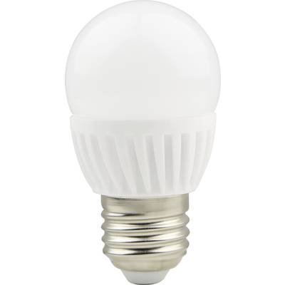 A white LED light bulb with an E27 bayonet cap, suitable for energy-efficient lighting.