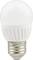 A white LED light bulb with an E27 bayonet cap, suitable for energy-efficient lighting.