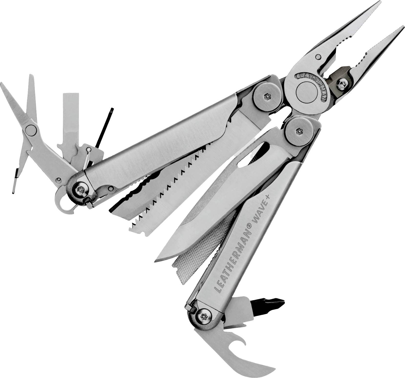 Leatherman WAVE Plus LTG832524 Multitool No. of functions 18 Gun grey