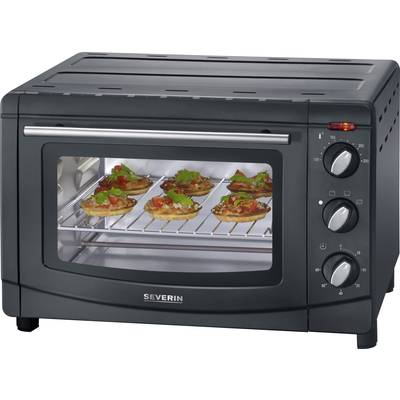 Image of Severin TO 2067 Mini oven with manual temperature settings, Timer fuction, corded 20 l