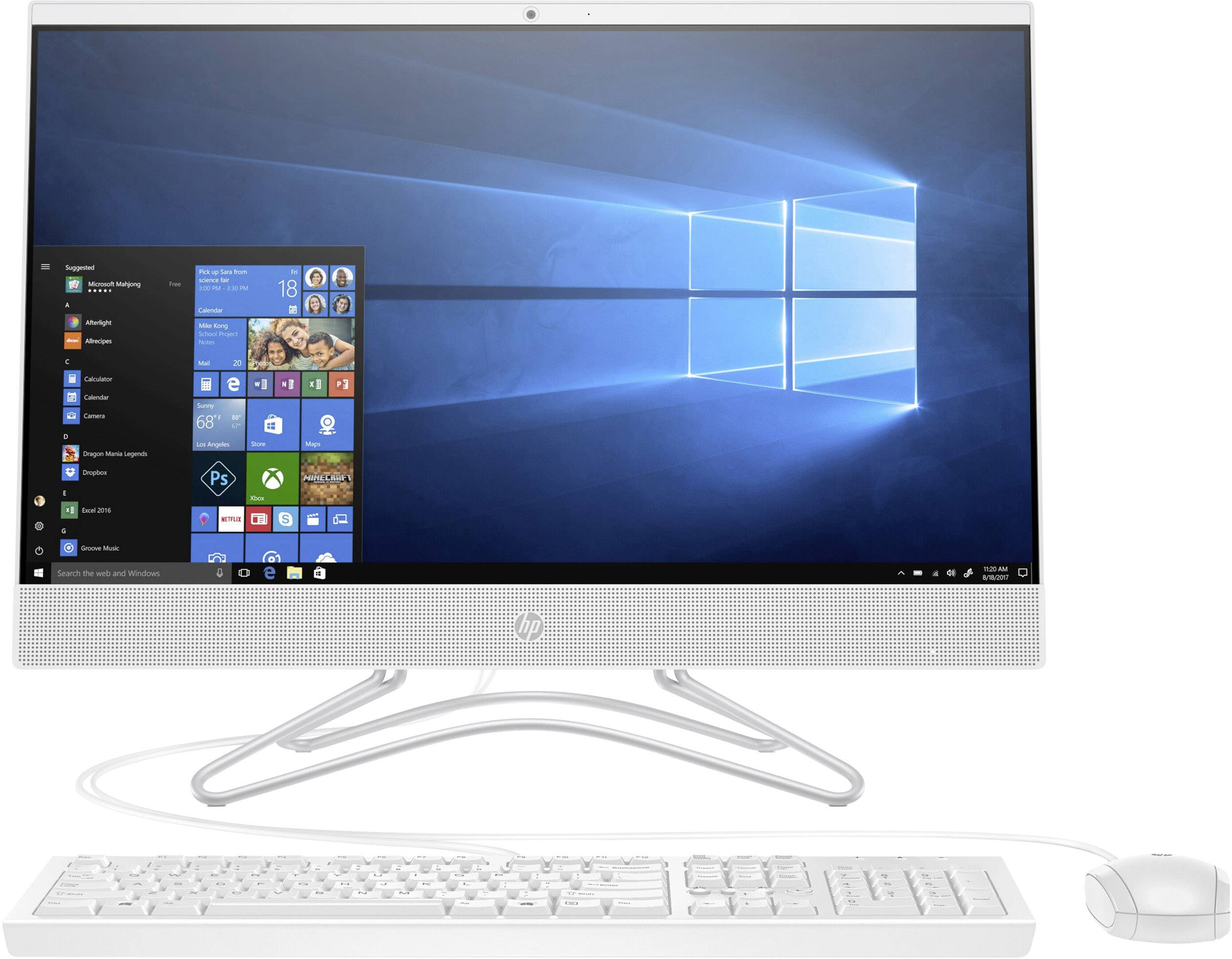 HP 24-f0251ng 60.5 cm (23.8 inch) All-in-one PC Intel Core i5 9400T 8 GB 512 GB SSD Intel UHD Graphics 630 Windows® 10 Home 64-Bit White