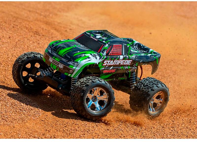 green traxxas stampede