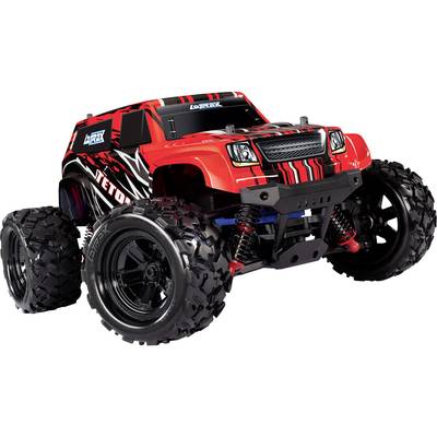 Traxxas LaTrax Teton Red Brushed 1:18 RC model car Electric Monster truck 4WD 100% RtR 2,4 GHz Incl. batteries and charg