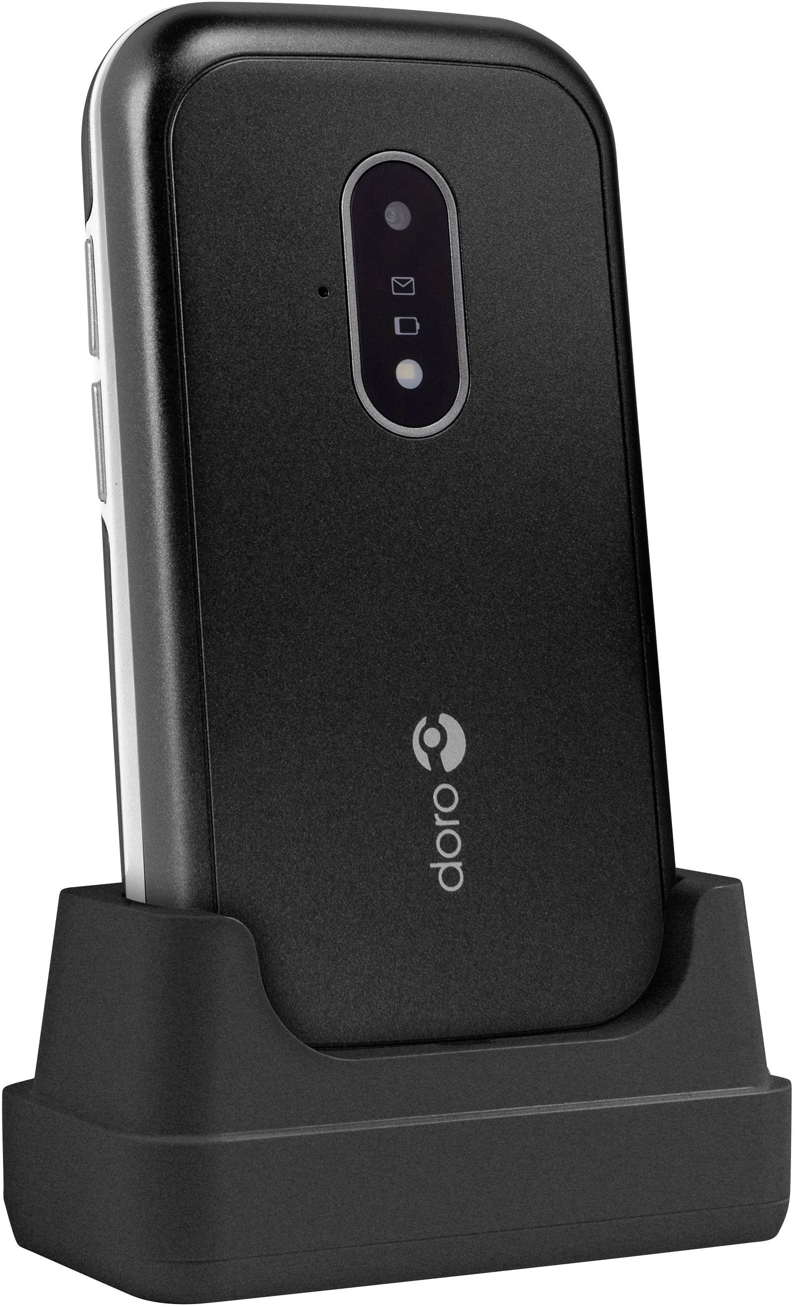 doro 7030 Big button mobile phone Black