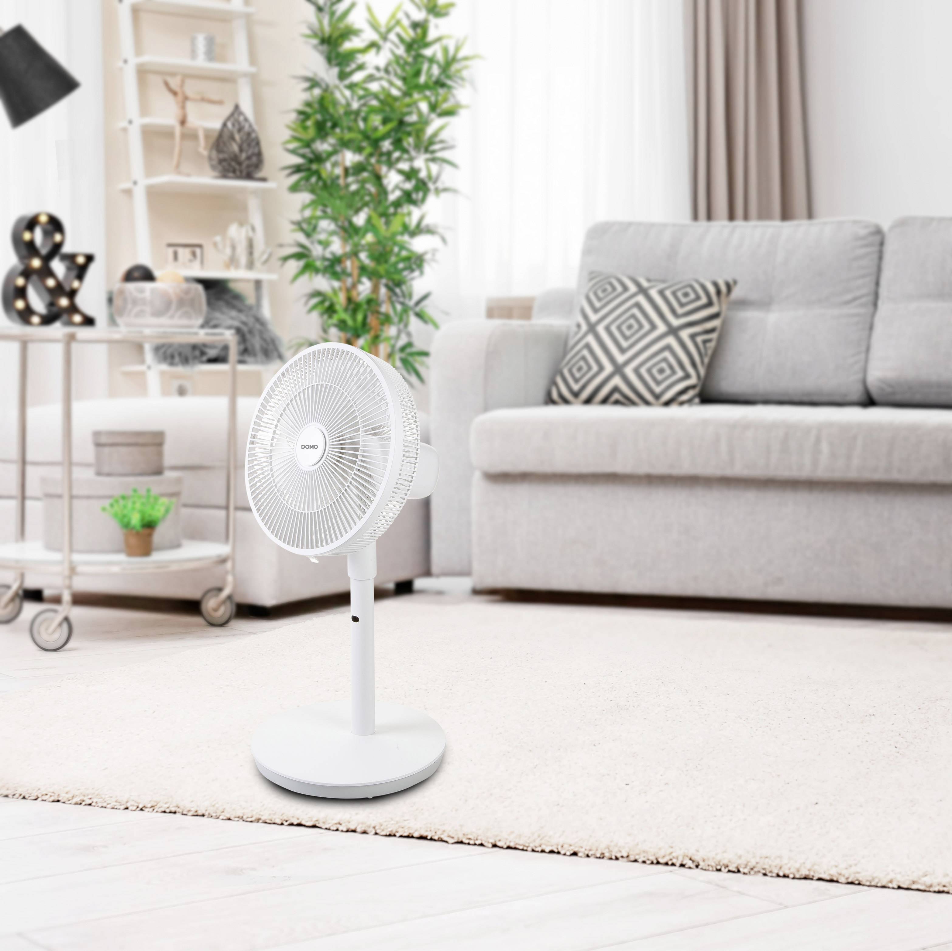 DOMO Multi Blade Free standing fan 45 W (Ø x H) 35 cm x 100 cm White Scent diffuser, Timer, Auto switch-off, Height-adju-8