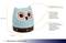 Owl-shaped Kitchen Timer with Labels Explaining Simple Operation, Sound and Time Control, and Handling