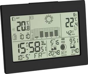 TFA Dostmann HORIZON 35.1155.01 Wireless digital weather station  Max. number of sensors 3