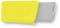 Yellow highlighter with a missing cap.