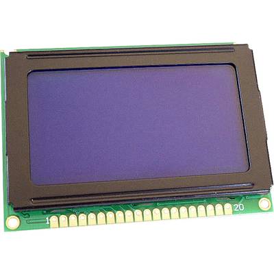 Display Elektronik LCD  White Blue 128 x 64 Pixel (W x H x D) 75 x 52.7 x 7 mm  