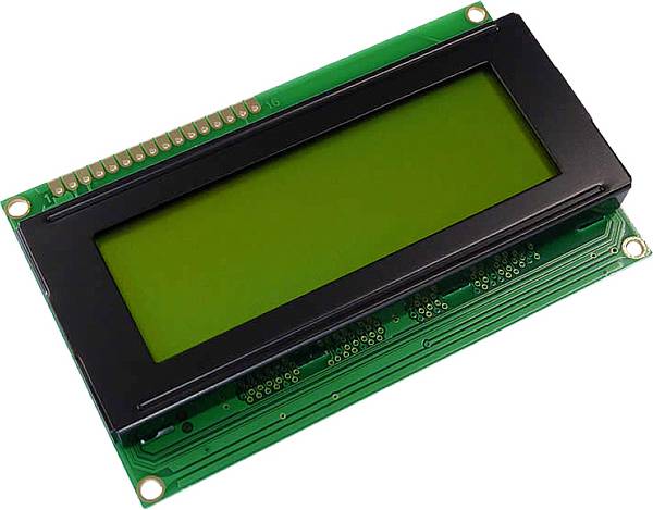 Display Elektronik LCD   Yellow-green 122 x 32 Pixel (W x H x D) 80 x 36 x 13.5 mm