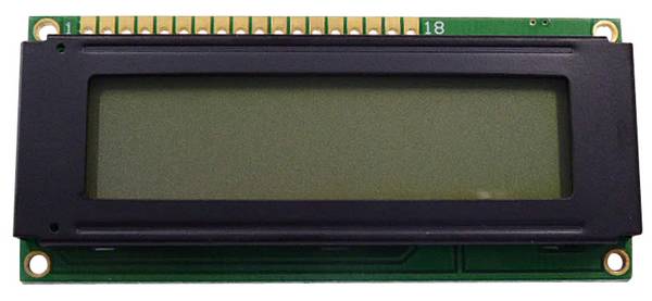 Display Elektronik LCD   RGB 16 x 2 Pixel (W x H x D) 80 x 36 x 7.6 mm