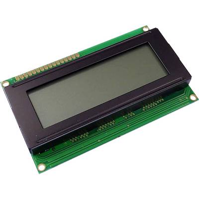 A rectangular, green LCD display module with connectors at the top. It is frequently used for display purposes in electronic devices.