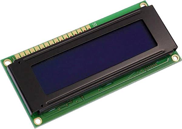 Display Elektronik LCD   White 16 x 2 Pixel (W x H x D) 80 x 36 x 7.6 mm