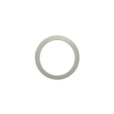 A simple, grey circle on a white background.