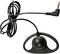 Black wired earphones with a 3.5mm jack plug, suitable for audio devices.