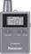 A grey radio receiver with display showing '4:01' and battery level. Buttons: 'FUN', 'SET', 'VOL-', 'VOL+'. Text at bottom: 'Albrecht Receiver'.