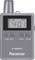 A grey receiver with a digital display, showing channel '401', has buttons for functions and volume, brand 'Albrecht'.