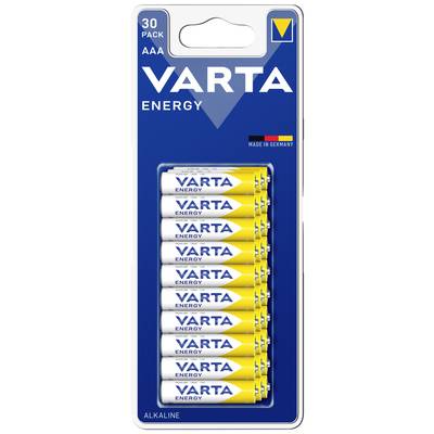 Image of Varta ENERGY AAA Bli 30 AAA battery Alkali-manganese 1.5 V 30 pc(s)