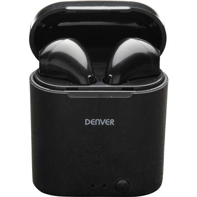 Buy Denver TWE-36 In-ear headphones Charging Conrad Black | Bluetooth® case (1075101) Stereo Electronic