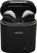 Black wireless earbuds in a charging case with 'Denver' logo on the front. Case is open, displaying the earbuds.
