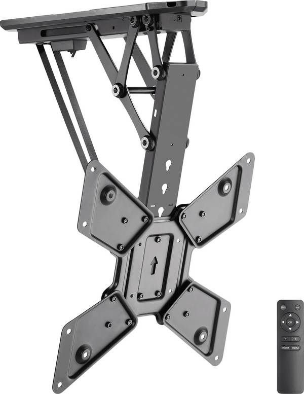 My Wall HL 40 ML TV ceiling mount Motorised, Tiltable Remote control