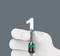 A white hand, formed from screw parts, holds a drill with the number '1' floating on it.