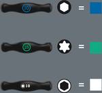 454 HF Hex-Plus cross-grip hex screwdriver with holding function, in inches