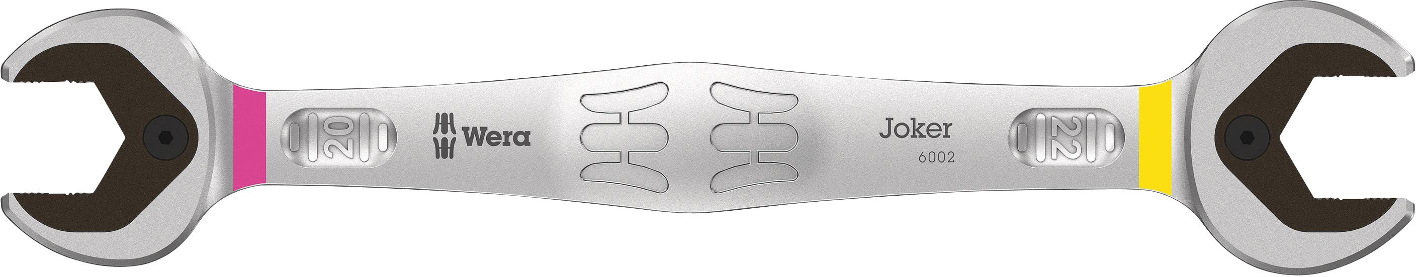 Wera 05020260001 6002 Joker Double Double-ended open ring spanner Spanner size (metric) 20 - 22 mm