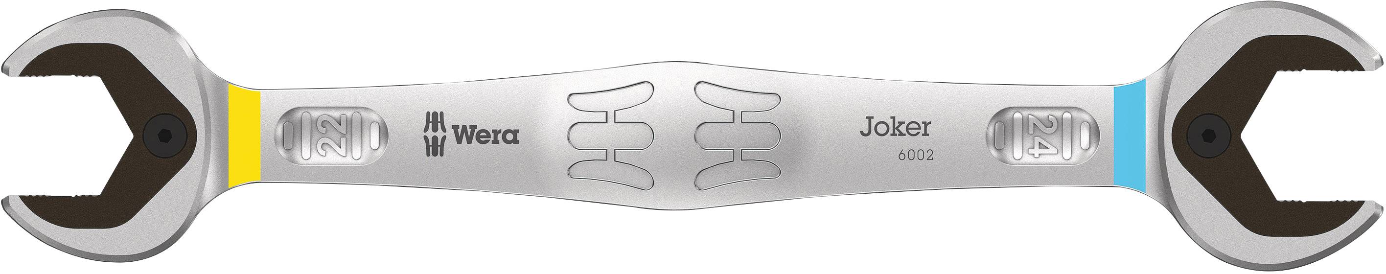 Wera 05020261001 6002 Joker Double Double-ended open ring spanner Spanner size (metric) 22 - 24 mm