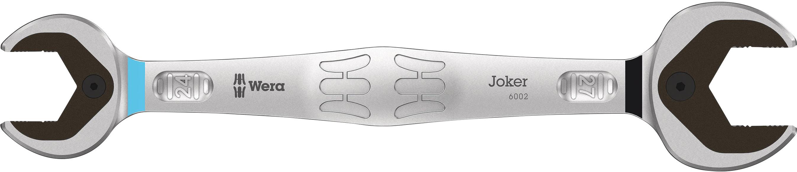 Wera 05020262001 6002 Joker Double Double-ended open ring spanner Spanner size (metric) 24 - 27 mm