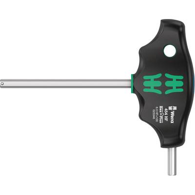 T-shaped Allen key with black handle and metal pin for working on hard-to-reach screws.