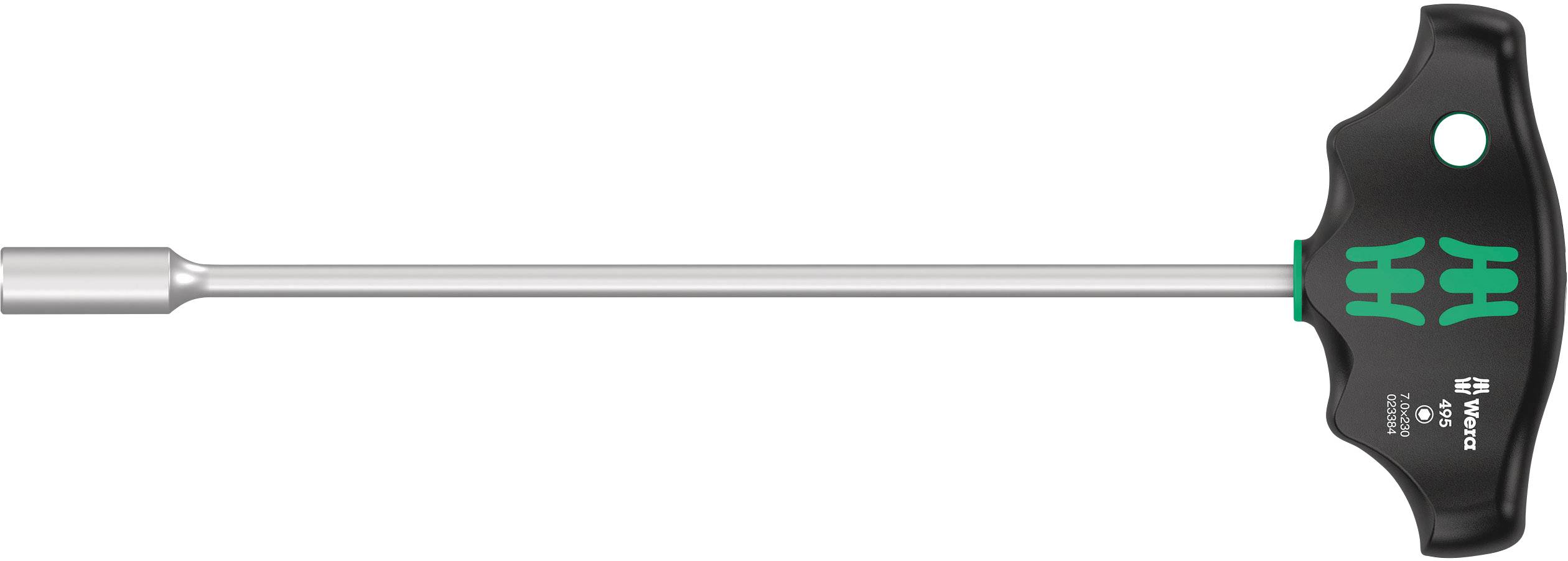 Wera 495 Socket wrench Spanner size (metric): 7 mm Blade length: 230 mm